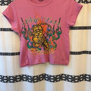 Urban Outfitters Tiger Graphic Baby Tee